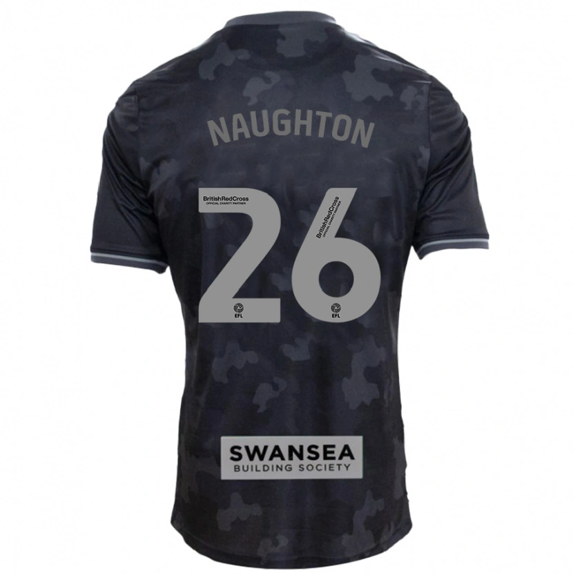 Danxen Dětské Kyle Naughton #26 Černý Daleko Hráčské Dresy 2024/25 Dres