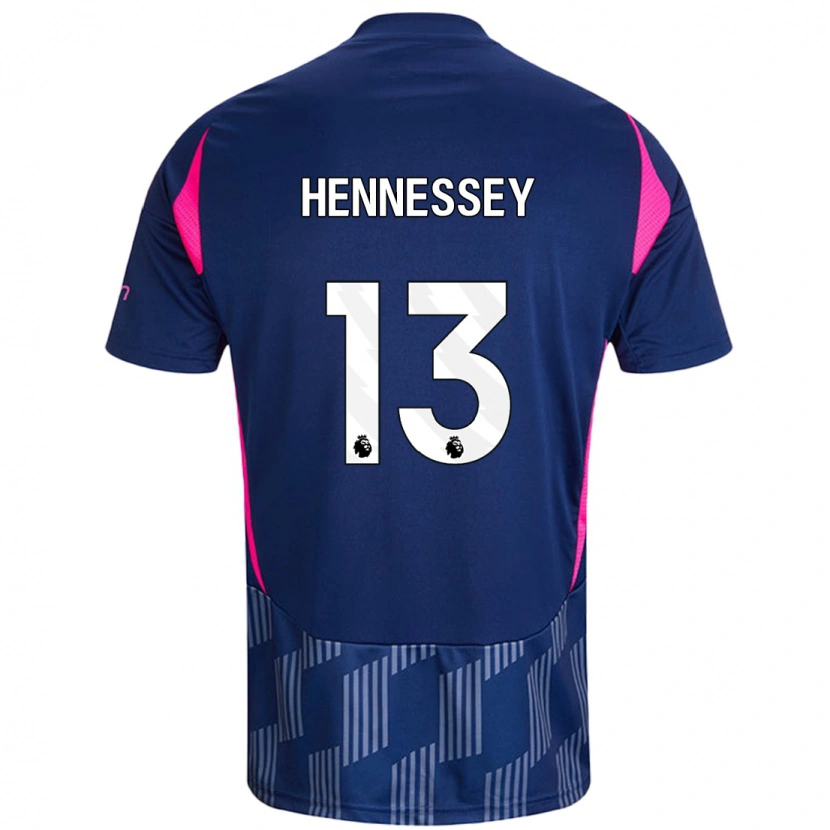 Danxen Dětské Wayne Hennessey #13 Královsky Modrá Růžová Daleko Hráčské Dresy 2024/25 Dres