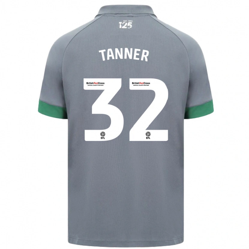 Danxen Dětské Ollie Tanner #32 Tmavě Šedá Daleko Hráčské Dresy 2024/25 Dres