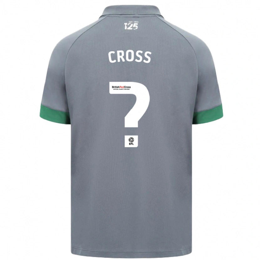 Danxen Dětské Alex Cross #0 Tmavě Šedá Daleko Hráčské Dresy 2024/25 Dres