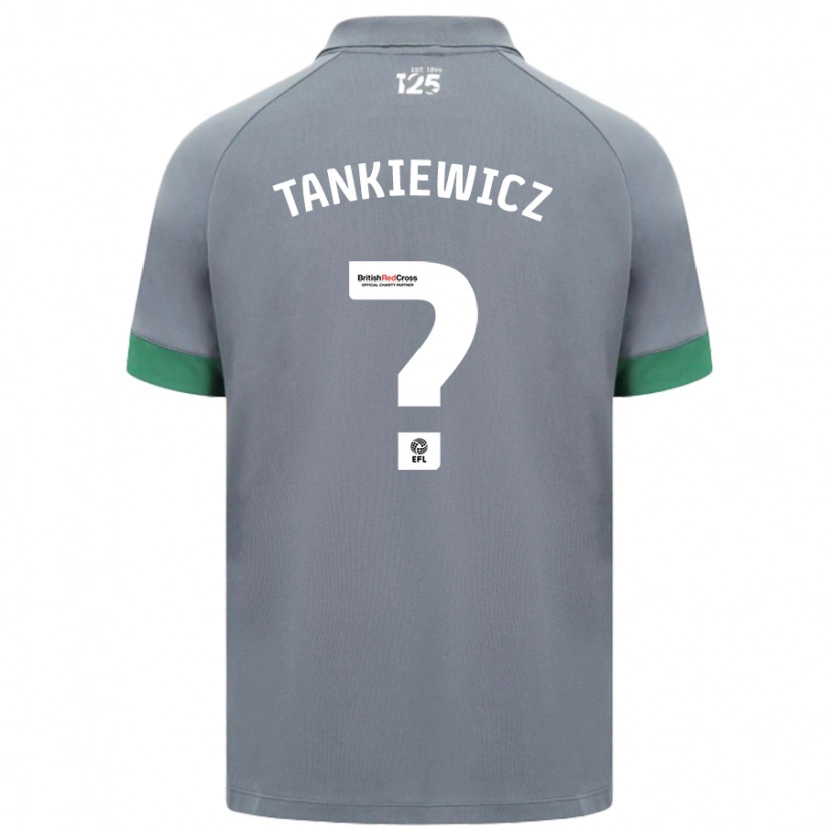 Danxen Dětské Rob Tankiewicz #0 Tmavě Šedá Daleko Hráčské Dresy 2024/25 Dres