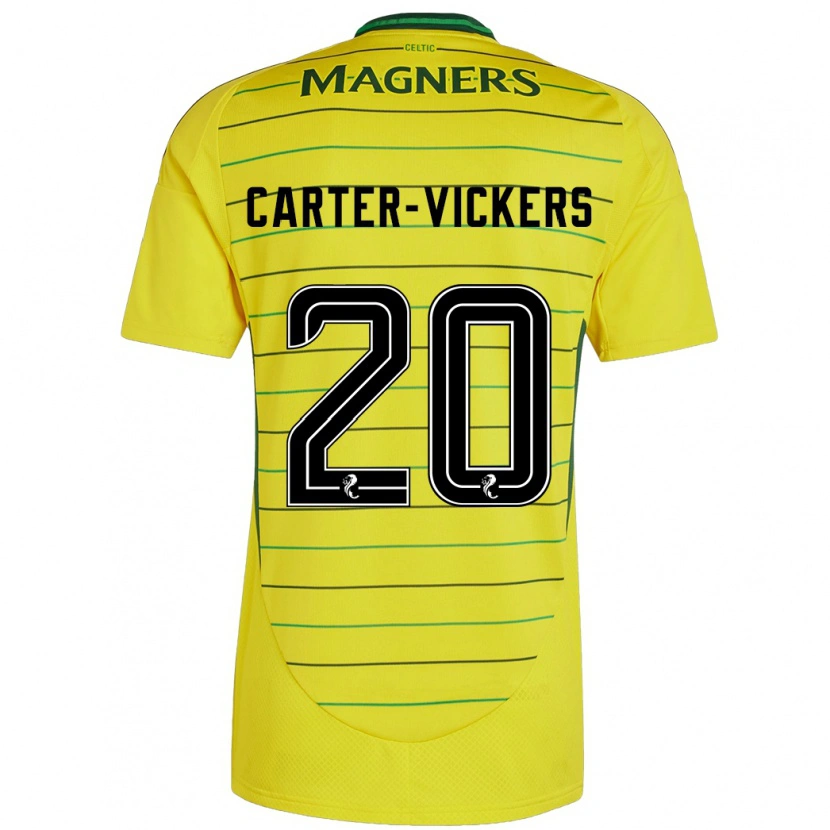 Danxen Dětské Cameron Carter-Vickers #20 Žluť Daleko Hráčské Dresy 2024/25 Dres