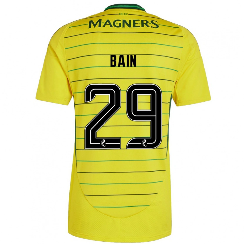 Danxen Dětské Scott Bain #29 Žluť Daleko Hráčské Dresy 2024/25 Dres