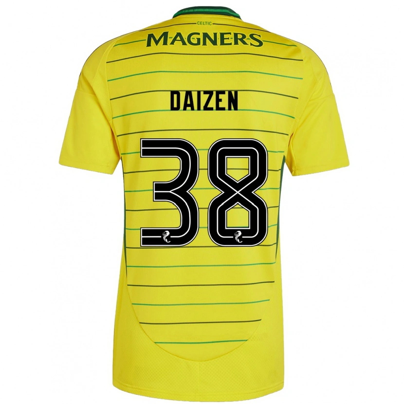 Danxen Dětské Daizen Maeda #38 Žluť Daleko Hráčské Dresy 2024/25 Dres