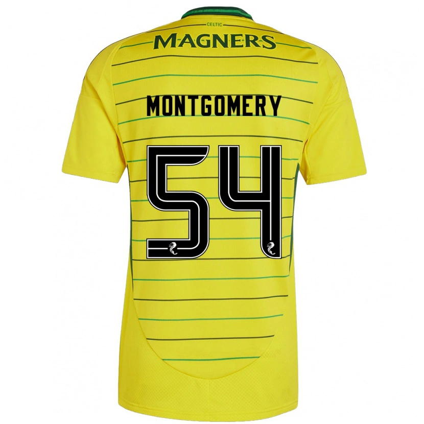 Danxen Dětské Adam Montgomery #54 Žluť Daleko Hráčské Dresy 2024/25 Dres