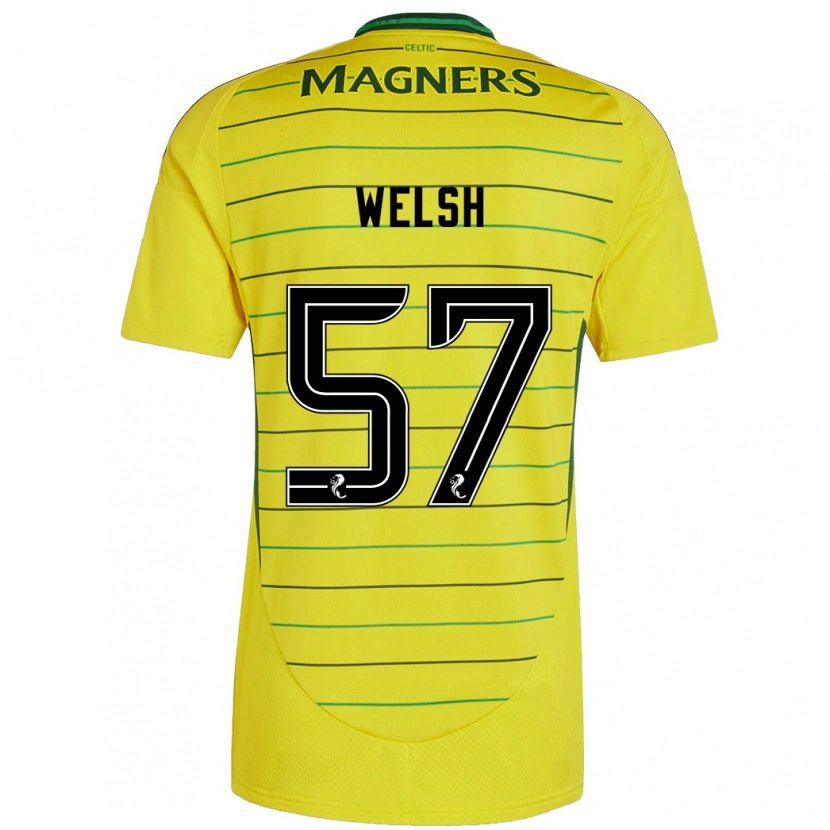 Danxen Dětské Stephen Welsh #57 Žluť Daleko Hráčské Dresy 2024/25 Dres