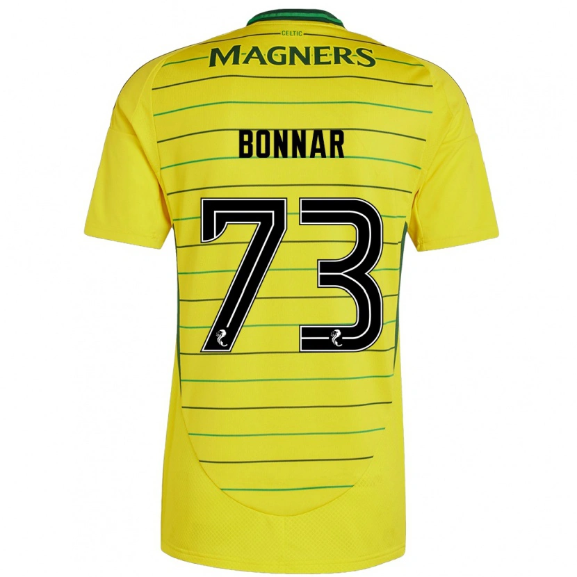 Danxen Dětské Jude Bonnar #73 Žluť Daleko Hráčské Dresy 2024/25 Dres