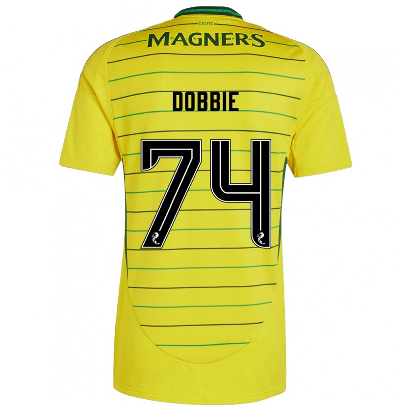 Danxen Dětské Lewis Dobbie #74 Žluť Daleko Hráčské Dresy 2024/25 Dres