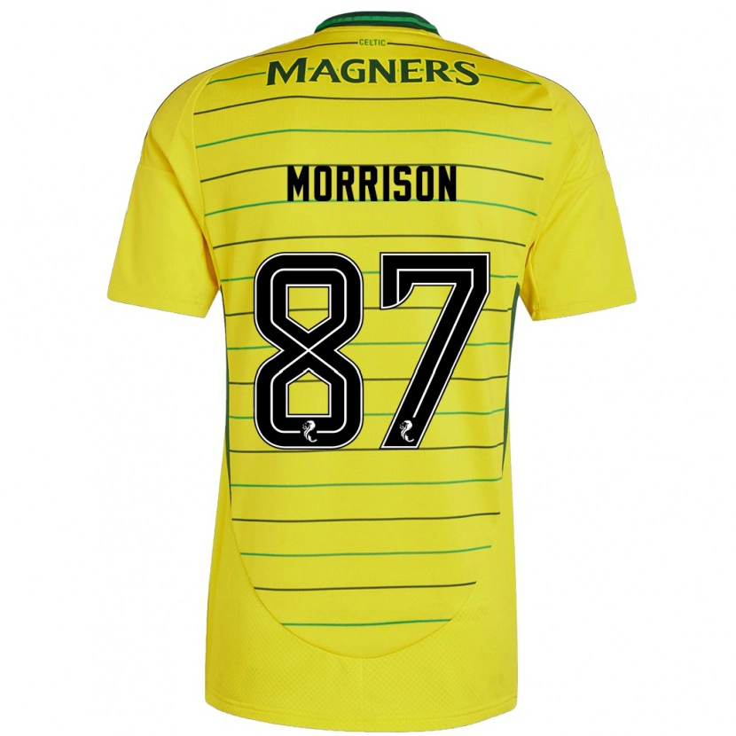 Danxen Dětské Joe Morrison #87 Žluť Daleko Hráčské Dresy 2024/25 Dres