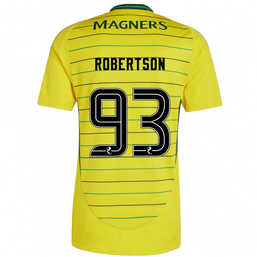 Danxen Dětské Mitchell Robertson #93 Žluť Daleko Hráčské Dresy 2024/25 Dres