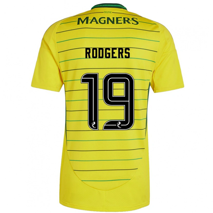 Danxen Dětské Lisa Rodgers #19 Žluť Daleko Hráčské Dresy 2024/25 Dres