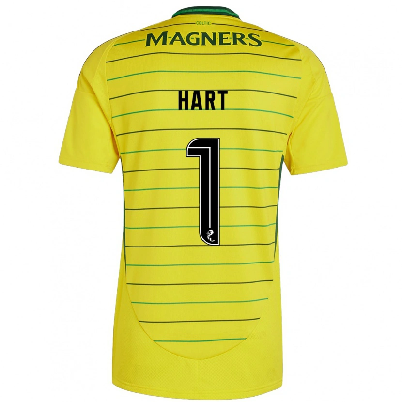 Danxen Dětské Joe Hart #1 Žluť Daleko Hráčské Dresy 2024/25 Dres