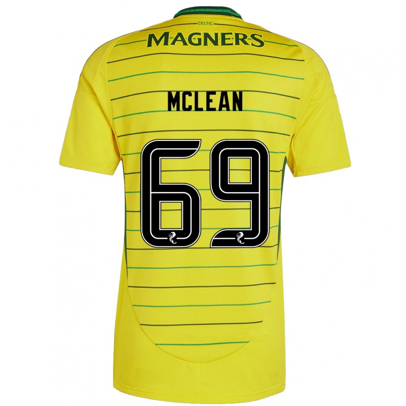 Danxen Dětské Kai Mclean #69 Žluť Daleko Hráčské Dresy 2024/25 Dres