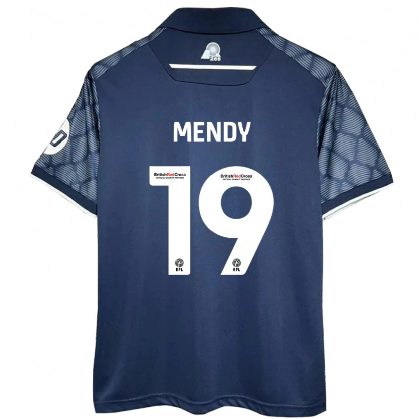 Danxen Dětské Jacob Mendy #19 Černý Daleko Hráčské Dresy 2024/25 Dres