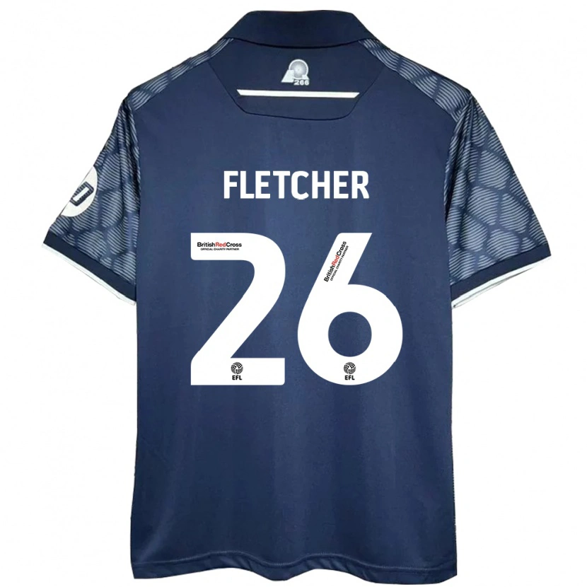 Danxen Dětské Steven Fletcher #26 Černý Daleko Hráčské Dresy 2024/25 Dres