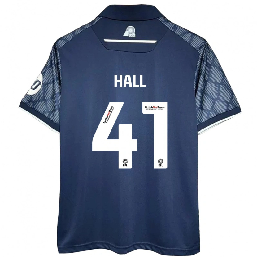 Danxen Dětské Liam Hall #41 Černý Daleko Hráčské Dresy 2024/25 Dres