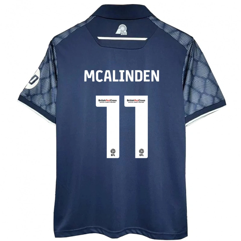 Danxen Dětské Liam Mcalinden #11 Černý Daleko Hráčské Dresy 2024/25 Dres