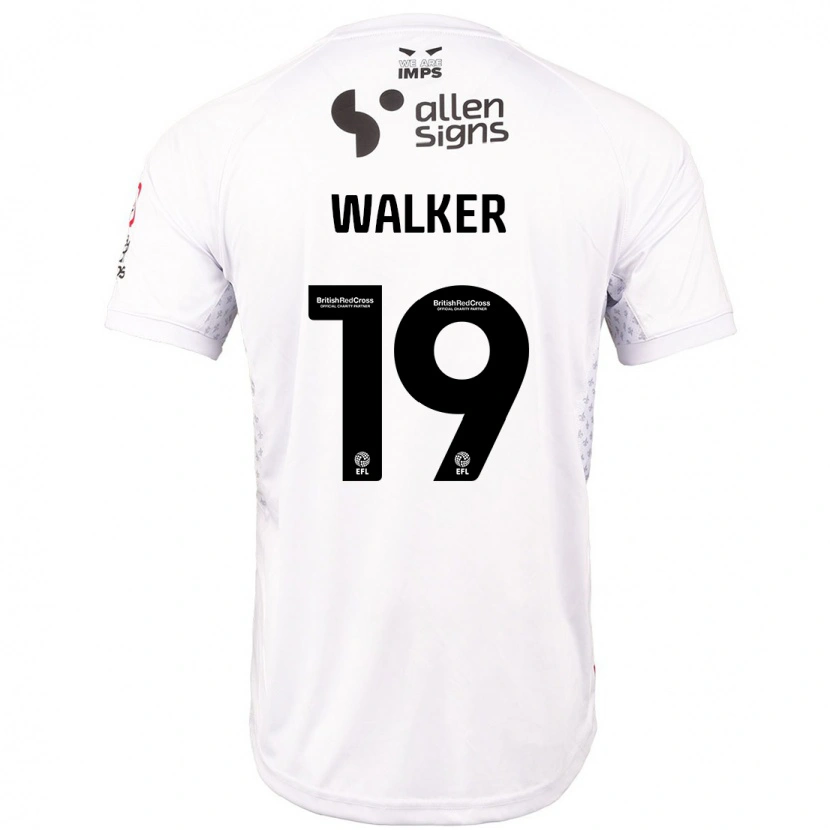 Danxen Dětské Tyler Walker #19 Červená Bílá Daleko Hráčské Dresy 2024/25 Dres