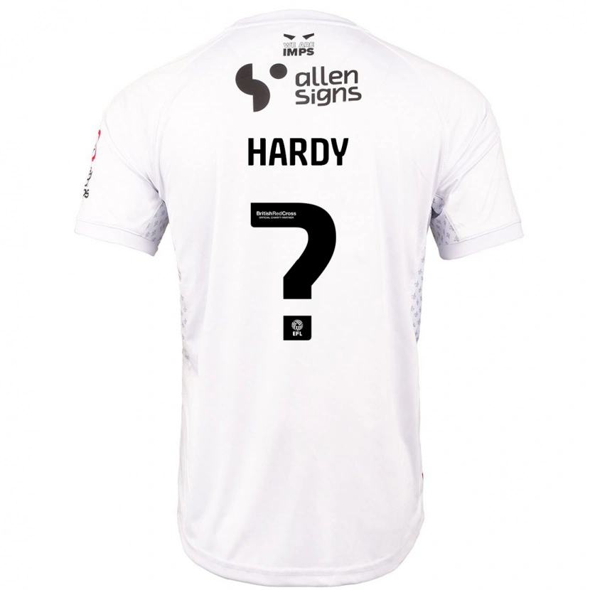 Danxen Dětské Leah Hardy #0 Červená Bílá Daleko Hráčské Dresy 2024/25 Dres