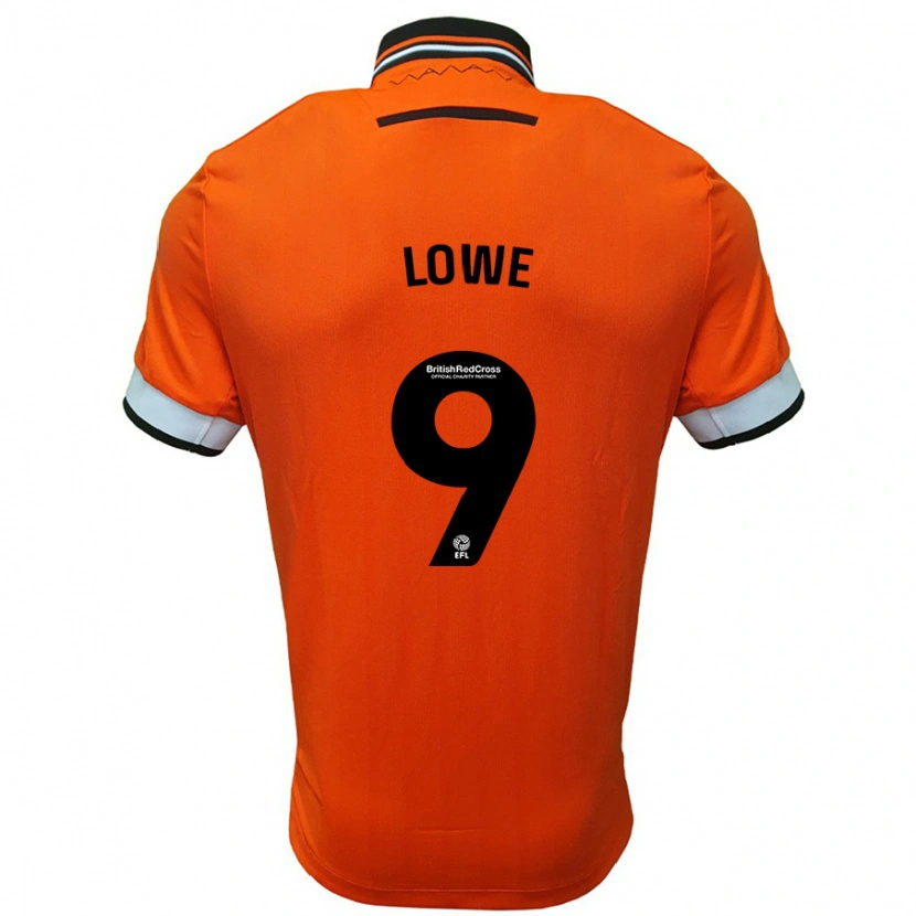 Danxen Dětské Jamal Lowe #9 Oranžová Bílá Daleko Hráčské Dresy 2024/25 Dres