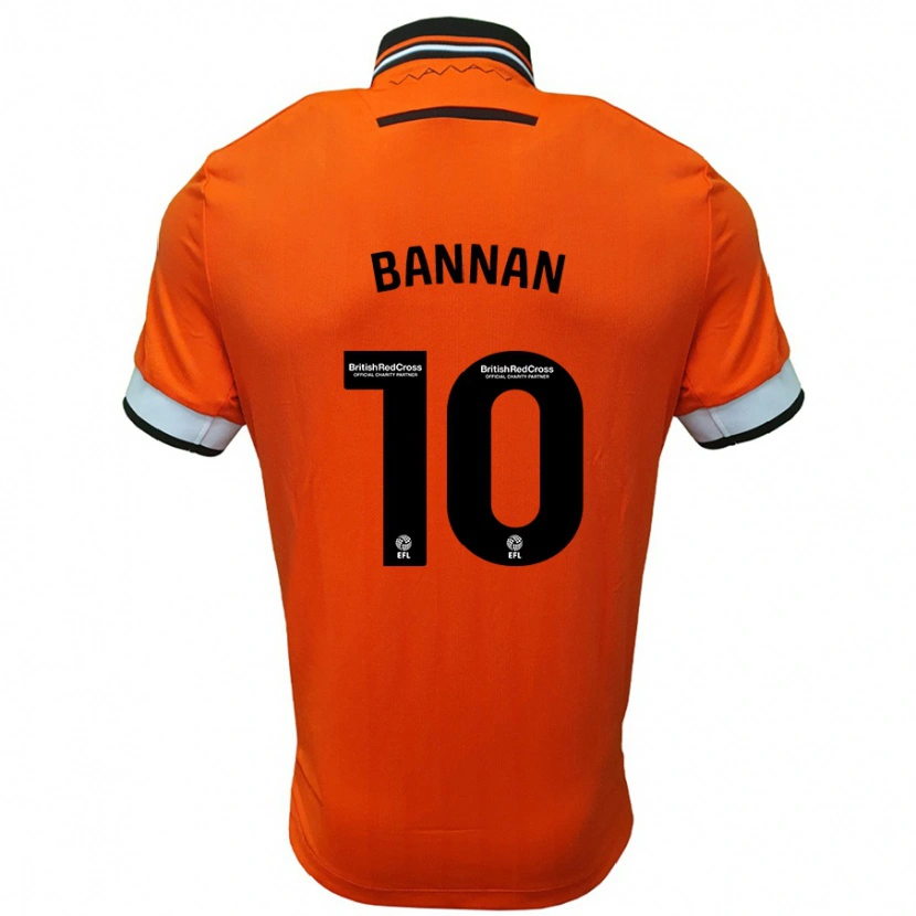 Danxen Dětské Barry Bannan #10 Oranžová Bílá Daleko Hráčské Dresy 2024/25 Dres