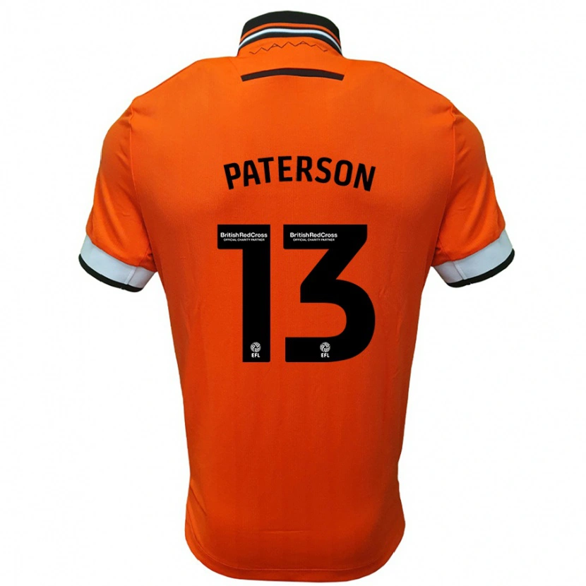 Danxen Dětské Callum Paterson #13 Oranžová Bílá Daleko Hráčské Dresy 2024/25 Dres