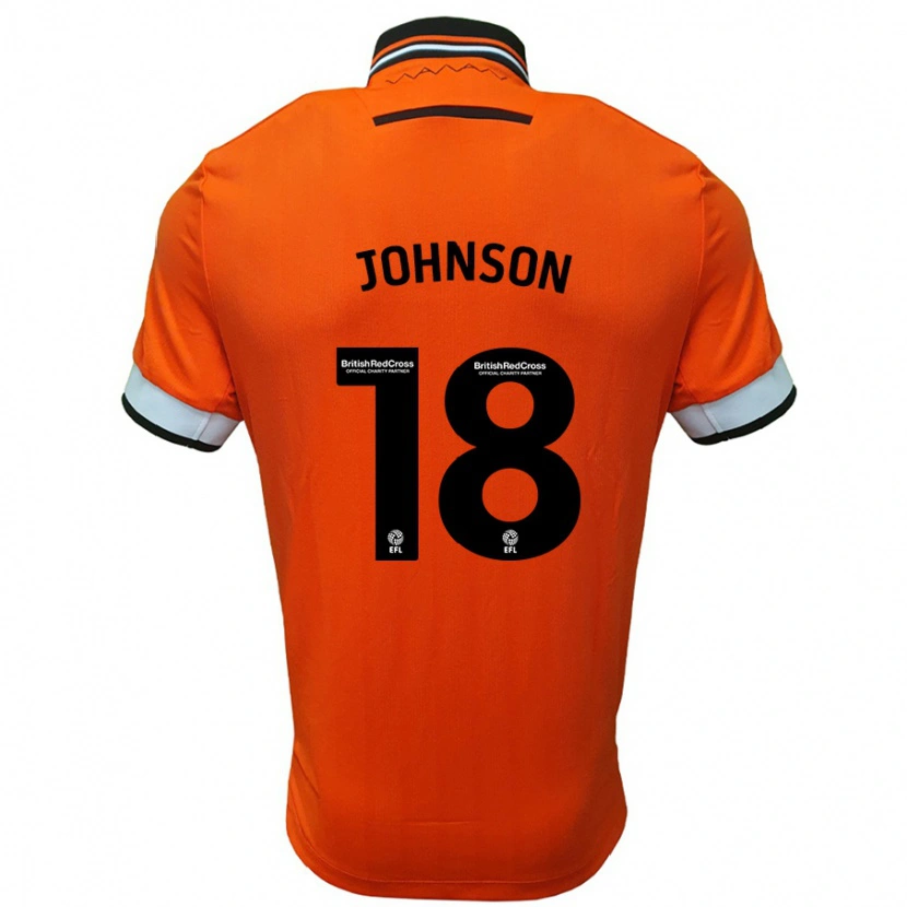 Danxen Dětské Marvin Johnson #18 Oranžová Bílá Daleko Hráčské Dresy 2024/25 Dres