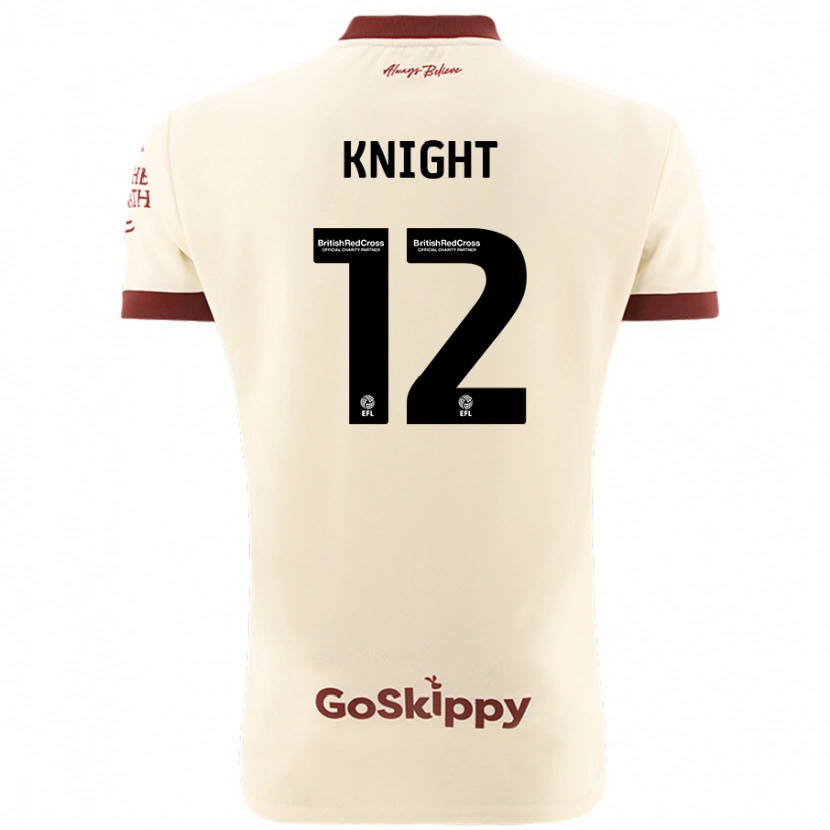 Danxen Dětské Jason Knight #12 Krémově Bílá Daleko Hráčské Dresy 2024/25 Dres