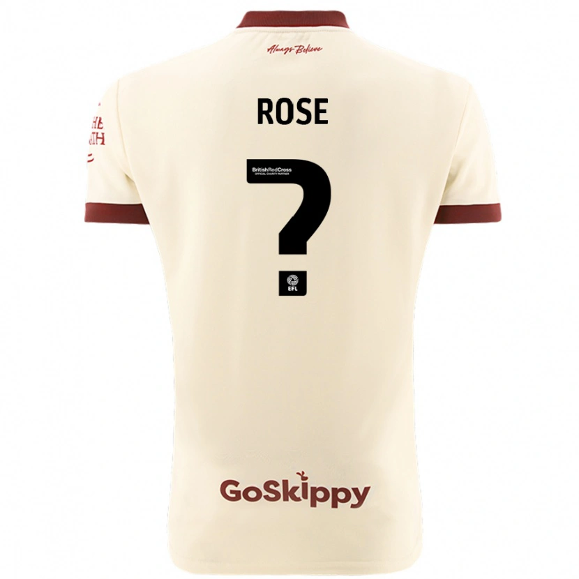 Danxen Dětské Marley Rose #0 Krémově Bílá Daleko Hráčské Dresy 2024/25 Dres