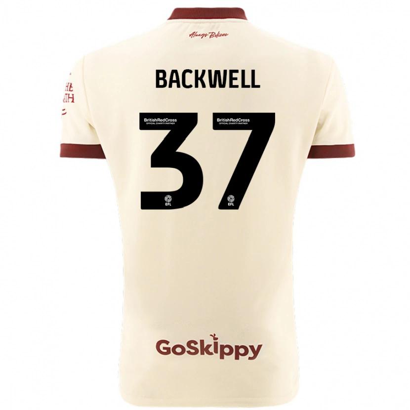 Danxen Dětské Tommy Backwell #37 Krémově Bílá Daleko Hráčské Dresy 2024/25 Dres