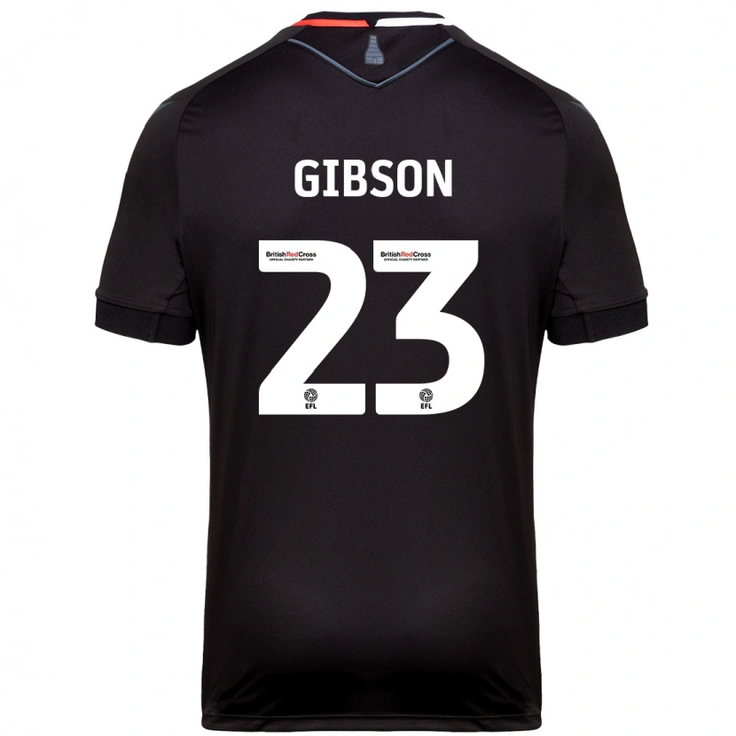 Danxen Dětské Ben Gibson #23 Černý Daleko Hráčské Dresy 2024/25 Dres