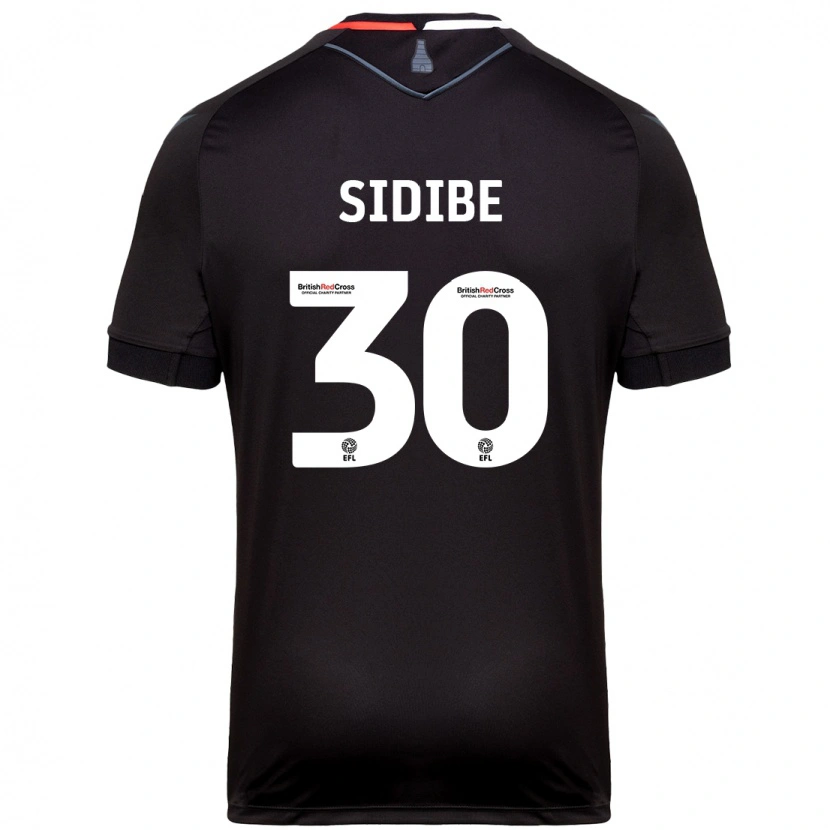 Danxen Dětské Souleymane Sidibe #30 Černý Daleko Hráčské Dresy 2024/25 Dres