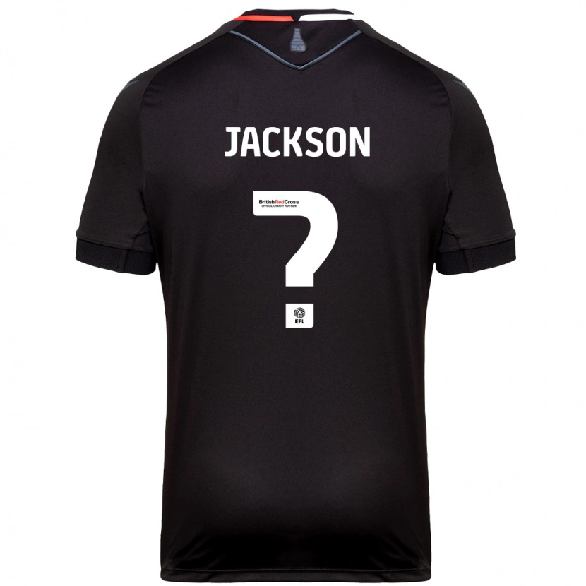 Danxen Dětské Jackson Kelly #0 Černý Daleko Hráčské Dresy 2024/25 Dres