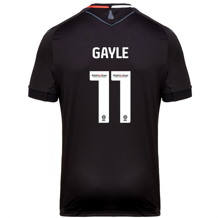 Danxen Dětské Dwight Gayle #11 Černý Daleko Hráčské Dresy 2024/25 Dres