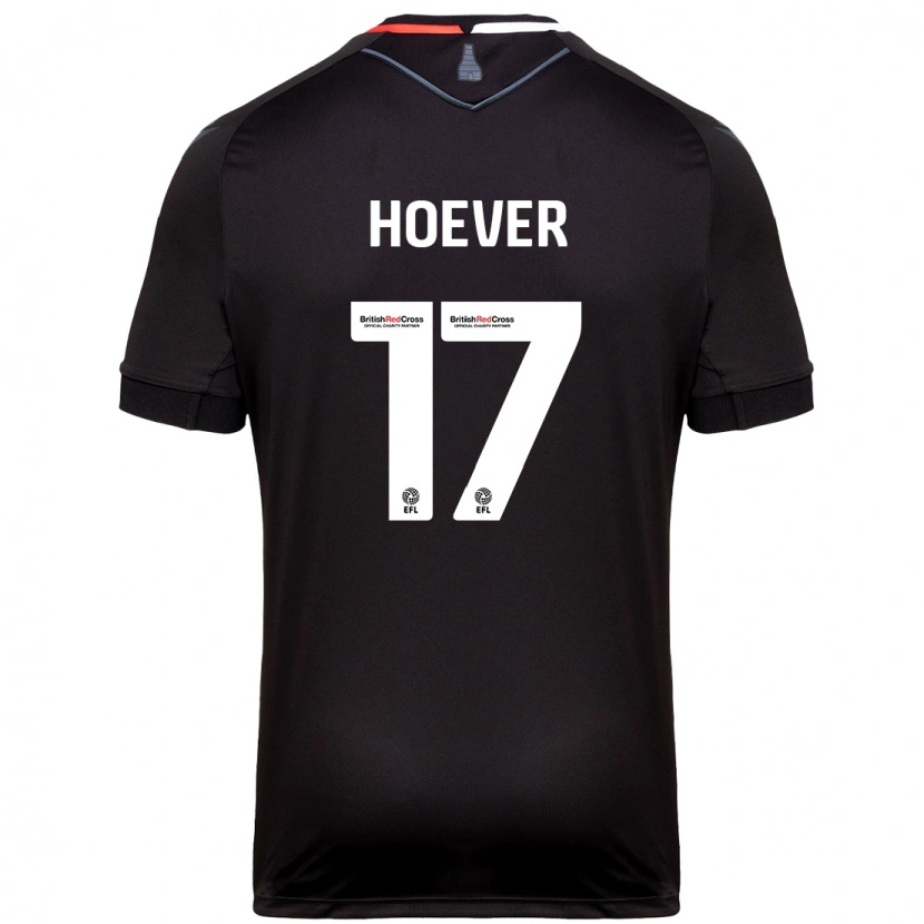 Danxen Dětské Ki-Jana Hoever #17 Černý Daleko Hráčské Dresy 2024/25 Dres