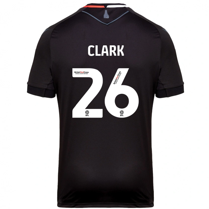 Danxen Dětské Ciaran Clark #26 Černý Daleko Hráčské Dresy 2024/25 Dres