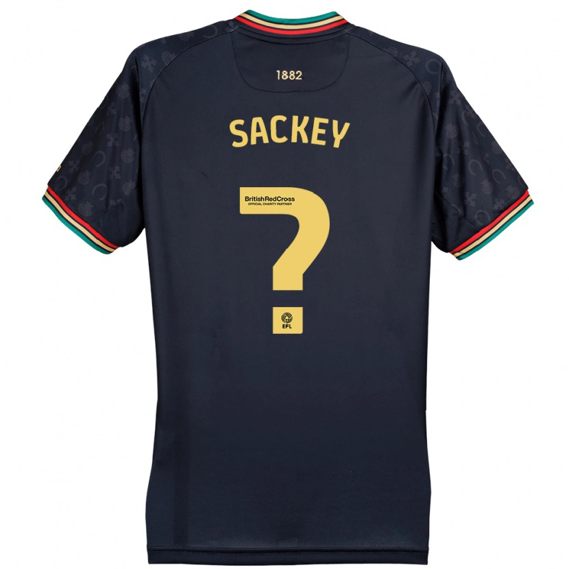 Danxen Dětské Samuel Sackey #0 Tmavě Tmavě Modrá Daleko Hráčské Dresy 2024/25 Dres