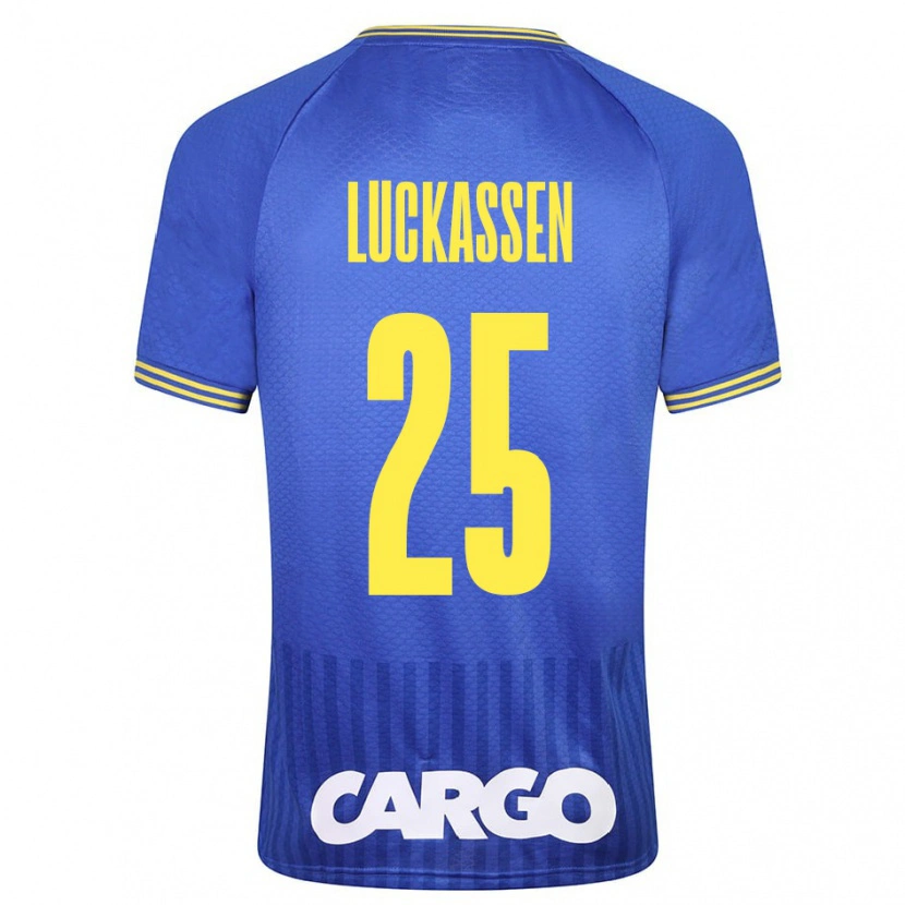 Danxen Dětské Derrick Luckassen #25 Bílý Daleko Hráčské Dresy 2024/25 Dres