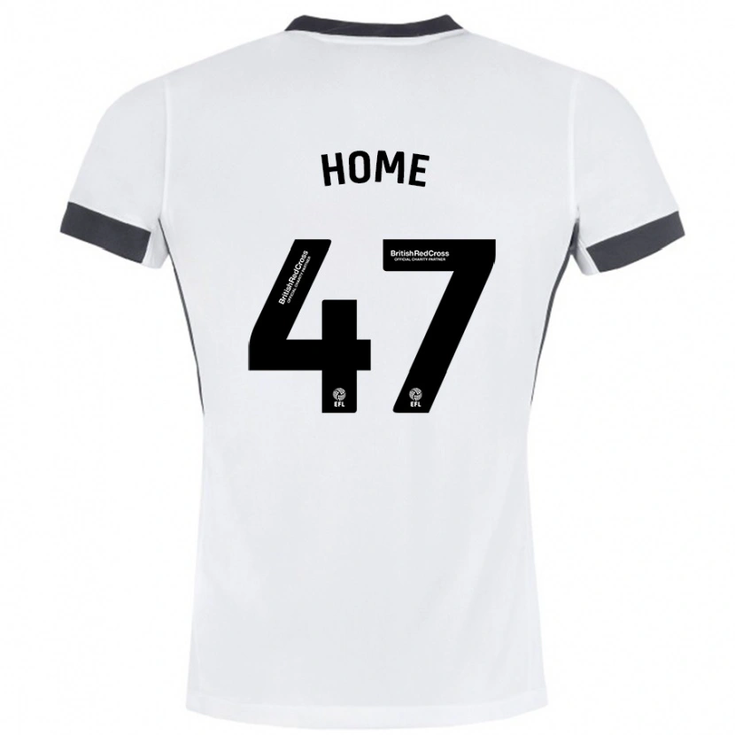 Danxen Dětské Josh Home #47 Bílá Černá Daleko Hráčské Dresy 2024/25 Dres