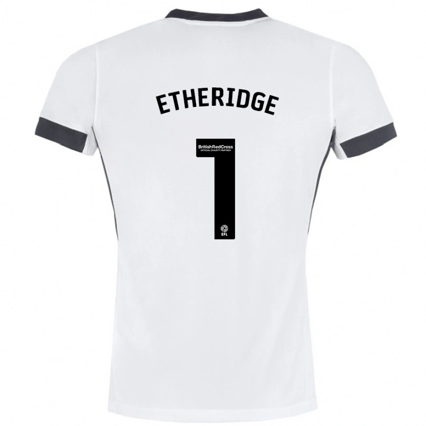 Danxen Dětské Neil Etheridge #1 Bílá Černá Daleko Hráčské Dresy 2024/25 Dres