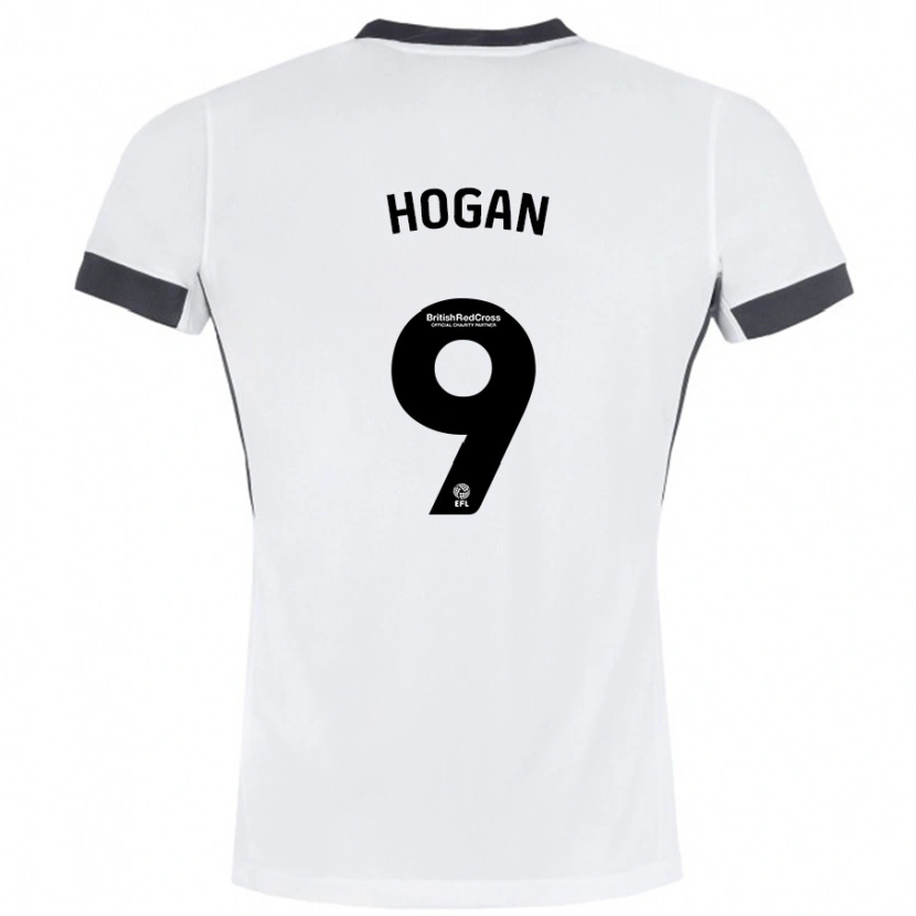 Danxen Dětské Scott Hogan #9 Bílá Černá Daleko Hráčské Dresy 2024/25 Dres