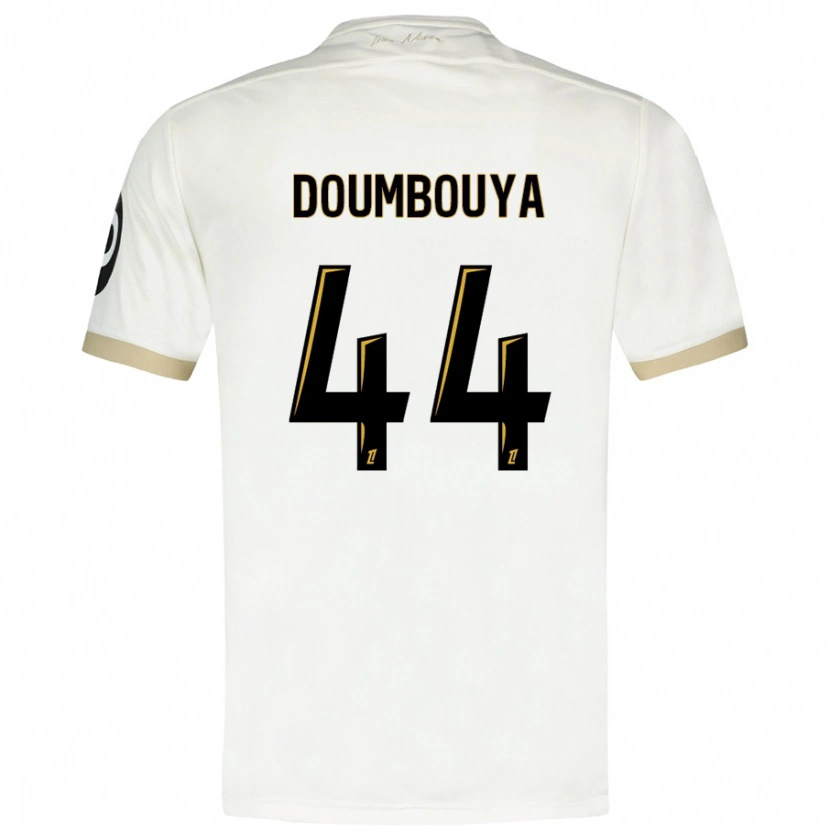 Danxen Dětské Amidou Doumbouya #44 Bílé Zlato Daleko Hráčské Dresy 2024/25 Dres