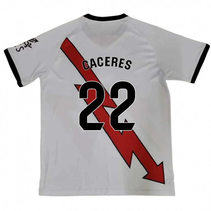 Danxen Dětské Daniel Cáceres #22 Červený Daleko Hráčské Dresy 2024/25 Dres