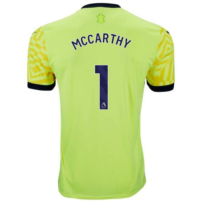 Danxen Dětské Alex Mccarthy #1 Žluť Daleko Hráčské Dresy 2024/25 Dres