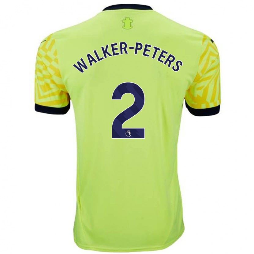 Danxen Dětské Kyle Walker-Peters #2 Žluť Daleko Hráčské Dresy 2024/25 Dres