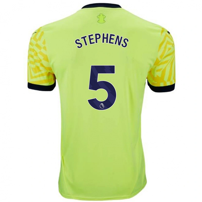 Danxen Dětské Jack Stephens #5 Žluť Daleko Hráčské Dresy 2024/25 Dres