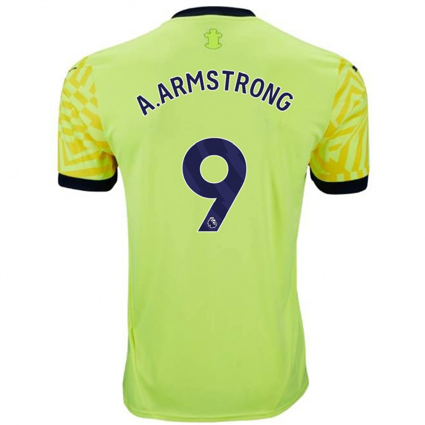 Danxen Dětské Adam Armstrong #9 Žluť Daleko Hráčské Dresy 2024/25 Dres