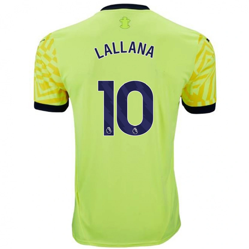 Danxen Dětské Adam Lallana #10 Žluť Daleko Hráčské Dresy 2024/25 Dres