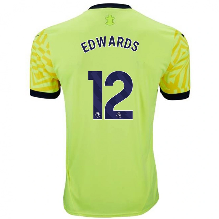 Danxen Dětské Ronnie Edwards #12 Žluť Daleko Hráčské Dresy 2024/25 Dres