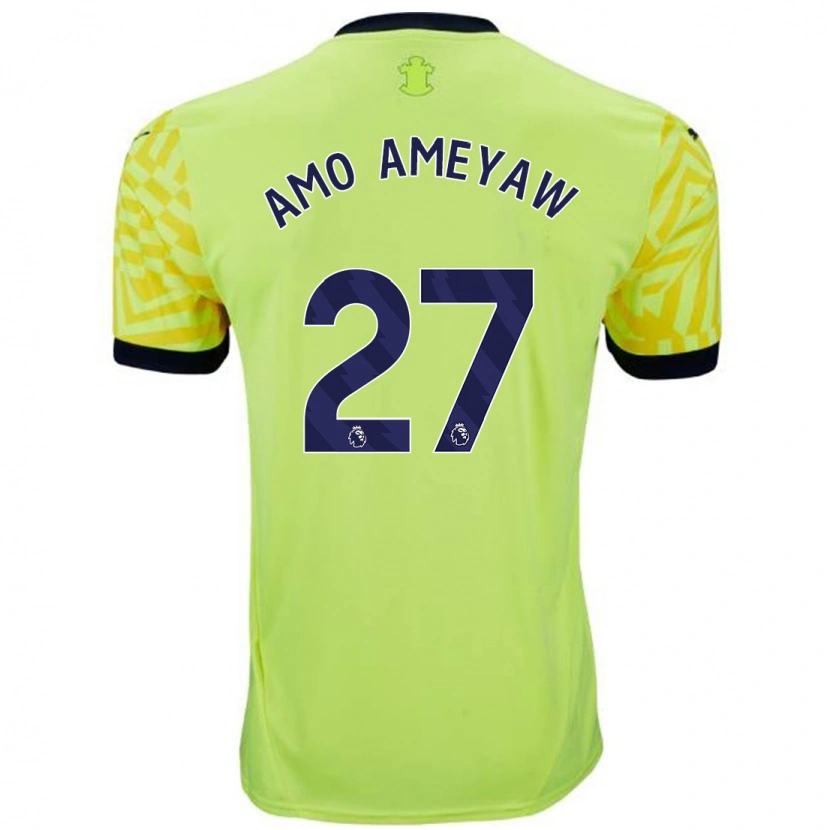 Danxen Dětské Samuel Amo-Ameyaw #27 Žluť Daleko Hráčské Dresy 2024/25 Dres